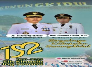Ultah Gunungkidul Ke-192 Terpusat di Jantung Kota, Melebar Ke Pesisir, Tembus Ratusan Desa