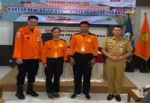 Personil SAR Gunungkidul Dilatih Menangani Laka Di Permukaan Air