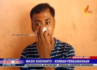 Emosi di Jalan Berakibat Tulang Hidung Patah, Warga Gunungkidul Dilarikan ke RS
