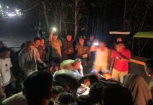 Tabrak Tugu Pembatas Jalan, Warga Gunungkidul Patah Tangan dan Kaki