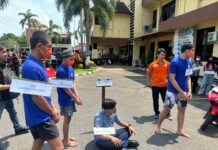 Polres Bantul Menggelar Rekonstruksi Kasus Kekerasan Hingga Menyebabkan Korban Tewas