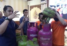 Pengoplos Gas Elpiji Diringkus Polisi