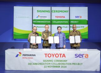 Pertamina Patra Niaga Uji Penggunaan Bioethanol E10 dengan Toyota & TRAC