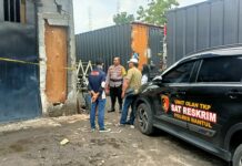 Seorang Wanita Tewas di Gudang Ekspedisi