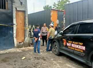 Seorang Wanita Tewas di Gudang Ekspedisi