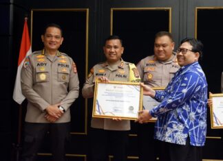 Polres Kulonprogo Raih Predikat Kepatuhan Penyelenggaraan Pelayanan Publik Terbaik Nasional