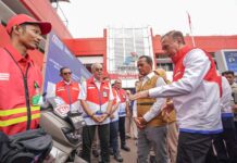 Persiapan Nataru, Menteri ESDM Kunjungi Terminal BBM Tanjung Gerem
