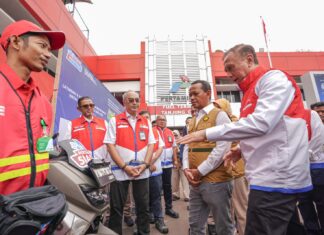 Persiapan Nataru, Menteri ESDM Kunjungi Terminal BBM Tanjung Gerem