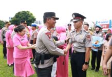299 Personel Polri dan PNS Polri Polda DIY Naik Pangkat