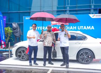 Pelanggang Asal Bandung Menangkan Hadiah Utama 1 Mobil BMW 320i dari Program MyPertamina Tebar Hadiah