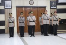 Sejumlah Pejabat Utama di Lingkup Polres Bantul Berganti Posisi