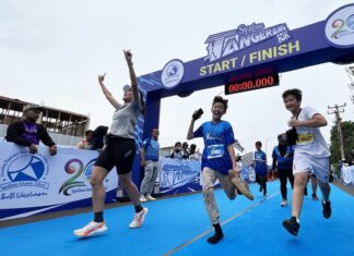 Lari 10K Syafana Islamic School Diikuti Ribuan Peserta