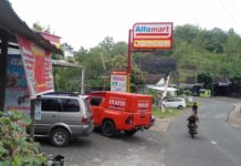 Maling Berhasil Sikat Barang Dagangan dan Peralatan CCTV Toko Jejaring di Gunungkidul