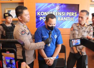 Pria di Bantul Nekat Curi Kotak Infak