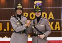 Polda DIY Gelar Sertijab Kapolres Gunungkidul, AKBP Miharni Hanapi Resmi Gantikan AKBP Ary Murtini