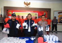 Polisi Ringkus 10 Tersangka Narkoba