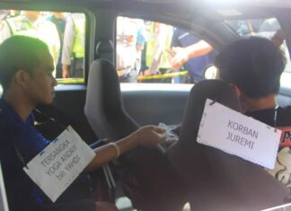 Polisi Gelar Rekonstruksi Kasus Pembunuhan Pengemudi Taksi Online