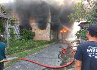 Gudang Pabrik Tas Terbakar, Kerugian Mencapai Rp 4,5 Miliar