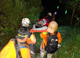 Tim SAR Gabungan Evakuasi Dua Peserta Diklatsar Jalur Labuhan Merapi