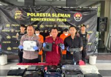 Polresta Sleman Gulung Sindikat Pencuri Sekolah