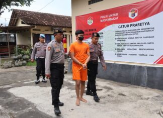 Polsek Gamping Ringkus Mahasiswa Pencuri Laptop