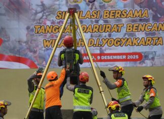 Polda DIY Gelar Simulasi Tanggap Darurat Bencana