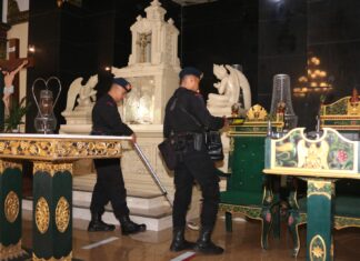 Tim Jihandak Sisir Gereja di Bantul