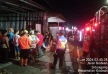 Gudang di Bantul Terbakar Jumat Dinihari