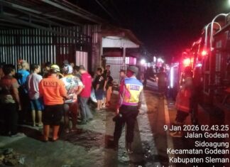 Gudang di Bantul Terbakar Jumat Dinihari