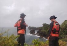 Dua Pemancing Hilang di Tebing Grendan Gunugkidul
