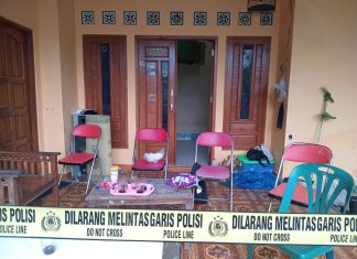 Pria di Bantul Tewas Disabet Parang Didepan Istrinya
