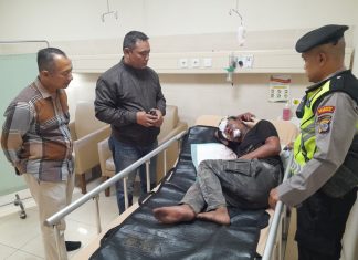 Seorang Tukang Parkir Ditusuk di Jalan Godean Sleman