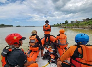 Pencarian Korban Tengggalam di Muara Sungai Serang Kulon Progo Belum Membuahkan Hasil