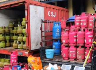 Polresta Yogyakarta Gulung 4 Pengoplos Gas LPG Bersubsidi
