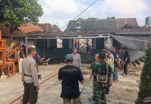 Rumah Kontrakan Dilalap Sijago Merah
