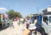 Truk Muatan Semen Terguling di Ring Road Selatan
