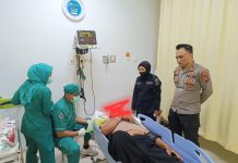 Atur Lalu Lintas, Anggota Polisi Tertabrak Pelajar