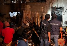 Gudang Pabrik Bambu Terbakar, Kerugian Rp 1 Miliar Lebih