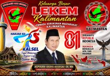 Hari jadi ke 76 Kalsel, Jadikan Momentum untuk Bangun Banua Bersama-sama