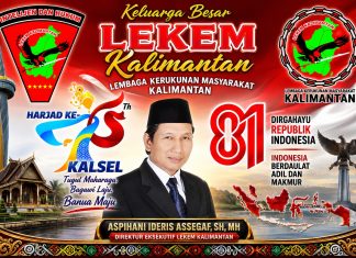 Hari jadi ke 76 Kalsel, Jadikan Momentum untuk Bangun Banua Bersama-sama