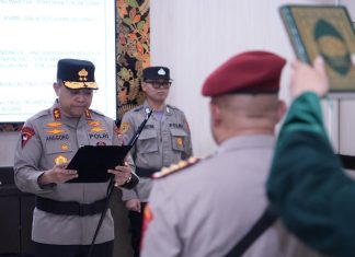 Kombes Pol Arie Fadlani Resmi jabat Dirresnarkoba Polda DIY