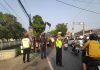 Putar Balik, Bus Pariwisata Hantam Mobil Pickup