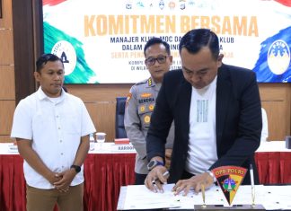 Polda DIY Inisiasi Komitmen Bersama jaga Kondusivitas Sepak Bola di Yogyakarta