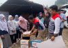 Kabut Asap Landa Tanjungpinang, FKPPI Bagi-bagi Masker