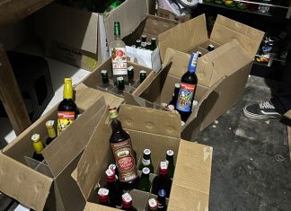 Polisi amankan 283 Botol dan 2 Liter Alkohol Murni